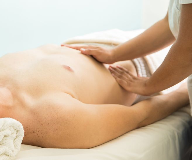 male nerve dysfunction stomach massage